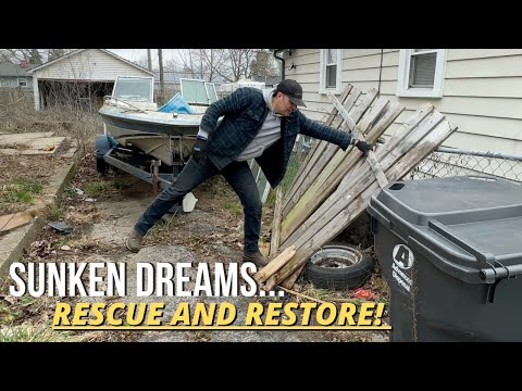 Abandoned PROPERTY gets FULL MAKEOVER - A “BOAT” of trash and overgrowth!!!