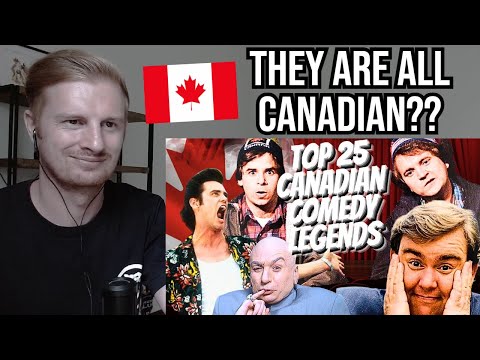 Reaction To Canada's Top 25 Comedians Ever
