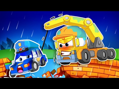 큰일 났어요! 경찰대장이 위험해요 🚨👮‍♂️ 구조대가 즉시 움직여요! | RoboSquad TV 유아 애니메이션
