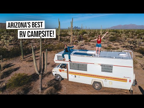 We Found Arizona’s MOST BEAUTIFUL RV Camp Site! - Overnight Backcountry Parking on PUBLIC LAND!