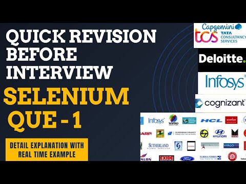 Top 10 Selenium Interview Questions Answers | Automation Testing Que-Ans