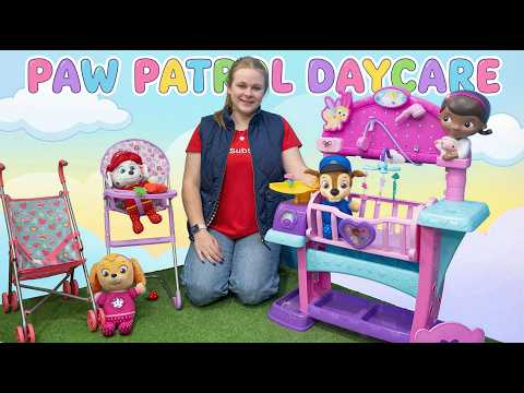 Assistant's Paw Patrol Baby Rescue! Finding Skye, Chase, & Marshall at the Daycare