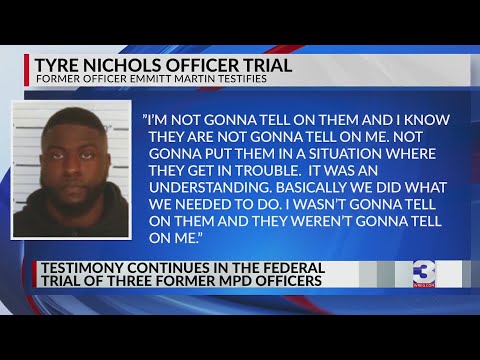 Martin testifies he was 'angry' but Tyre Nichols was 'not a threat'