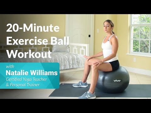 20-Minute Exercise Ball Workout