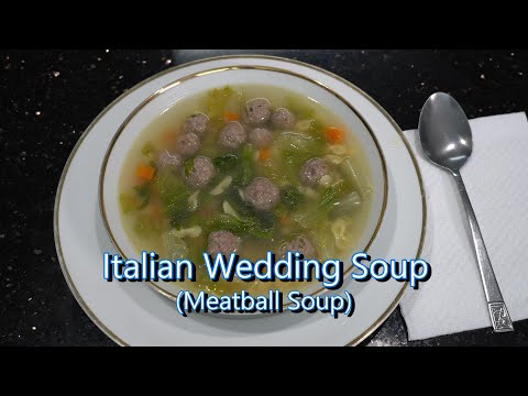 Italian Grandma Makes Italian Wedding Soup (Meatball Soup)
