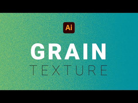 How to create a Grain Texture in Adobe Illustrator | Tutorial for Beginners