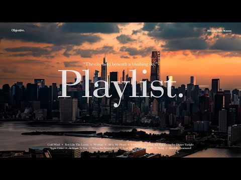 [Playlist] 붉게 번진 하늘 위에 놓인 도시 🧡 ｜ 공부할 때 듣는 감성 팝송 모음