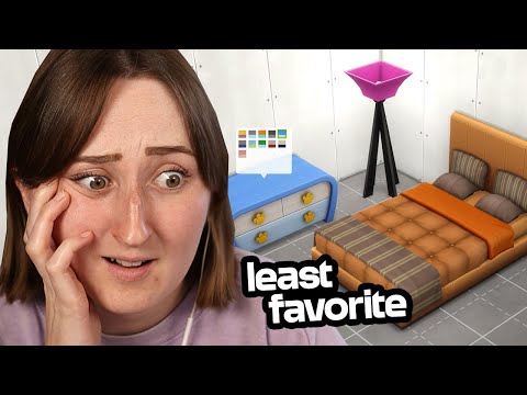 building in the sims with *only* items i hate