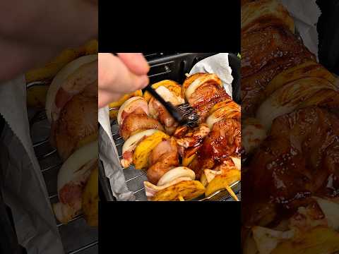 Hähnchen-Kebab in 5 Minuten! Für Zuhause