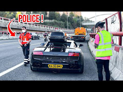 POLICE TRIED TO TOW MY TWIN TURBO LAMBORGHINI