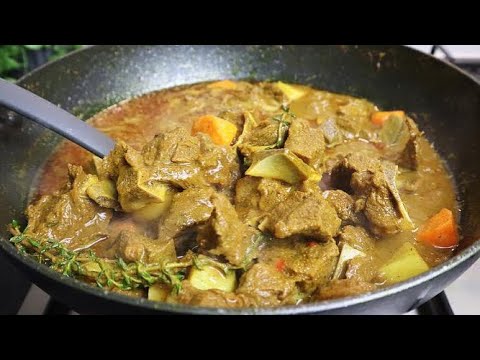 How To Make Real Jamaican Curry Goat Step By Step | Curry Goat Recipe