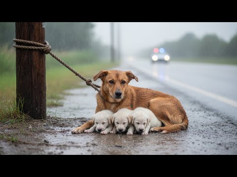 Old Man Rescues Abandoned Mother Dog and Puppies | Heartwarming Animal Rescue Story