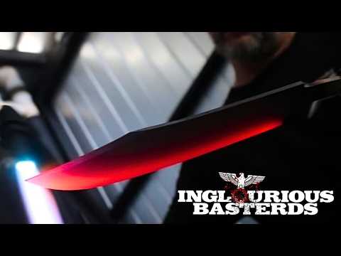 BASTARDOS INGLÓRIOS BOWIE - Fazendo uma bowie réplica de Aldo Raine (Knife Making)