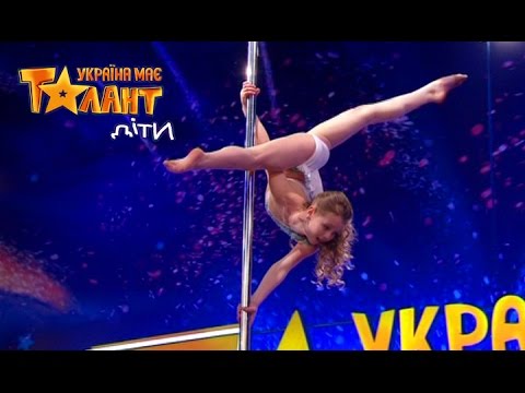 An incredible performance on the pylon on Ukraine's Got Talent.