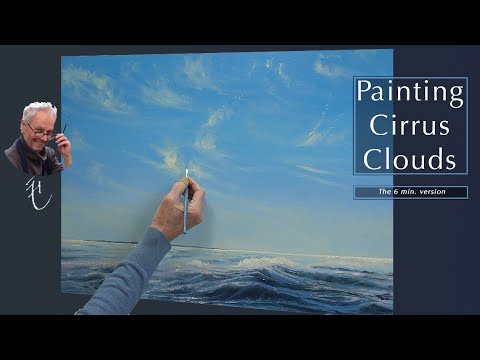 How to Paint Cirrus Clouds in oils