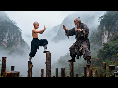 Kung fu movie! Kung fu teenager fights life-or-death duel with master, wins effortlessly!