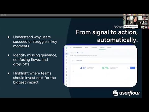 How to Go Beyond Dashboards With AI Insights | Userflow FlowAI Insights Demo