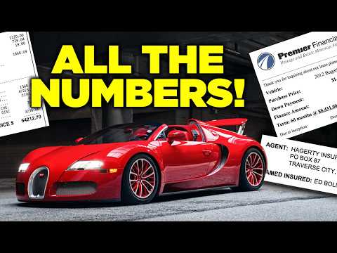 You asked...here are ALL the numbers on my Bugatti deal!