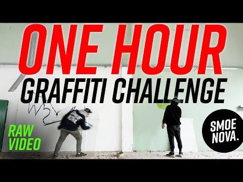 1 HOUR GRAFFITI CHALLENGE! w. @NickMoody  | Samer | Mr Sce | Smoe
