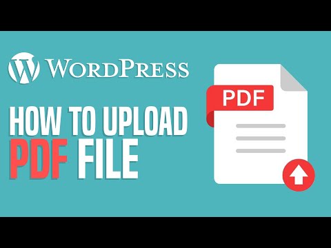 How Upload PDF File In WordPress | Easy Tutorial (2025)