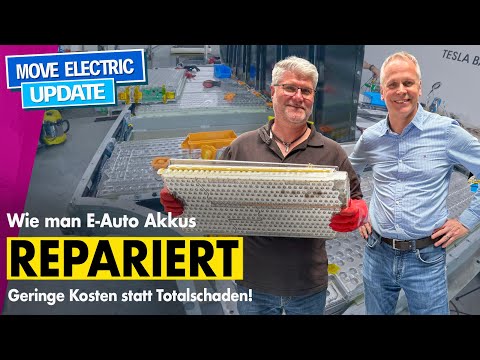 Wie man E-Auto Akkus repariert - So sieht die Zukunft aus. Tesla Batterie Reparatur bei RPR Motors