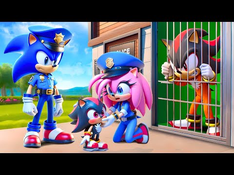 SHADOW BREAKS FREE FROM PRISON?! Can POLICE SONIC Catch Him?! | Sonic The Hedgehog 3 Animation