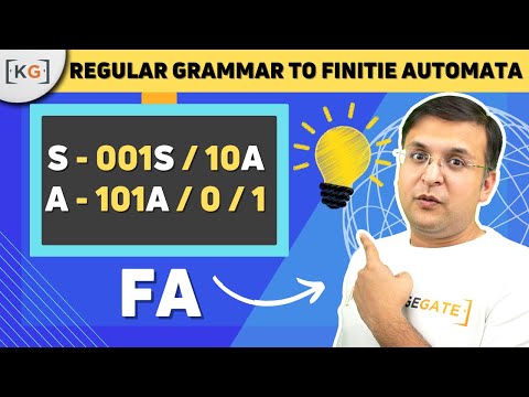 6.11 Regular Grammar to Finite Automata Conversion Directly | Theory of Computation | Automata | TOC