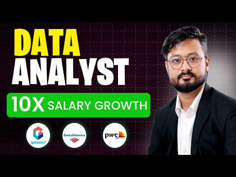 10X Salary Growth in Data Analytics π PwC, Genpact & Bank of America Success Story π₯