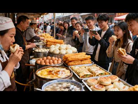 最精彩的中国早餐美食合集！2 小时沉浸式早餐盛宴，每种都让人流口水，治愈所有不开心！
