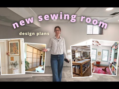 My strategy for designing a sewing sanctuary!