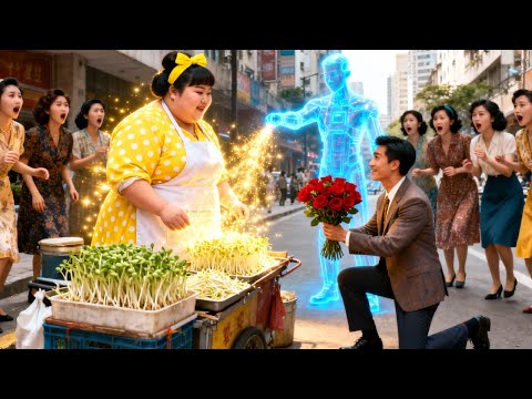 Une jeune fille de 136 kilosvoyage temps vend des germes soja; le PDG tombe amoureux d'elle regard