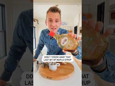 This is the perfect way to use up maple syrup and make your veggies taste even better!