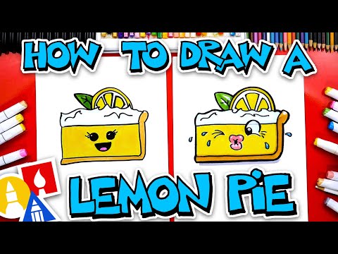 How To Draw Funny Lemon Meringue Pie