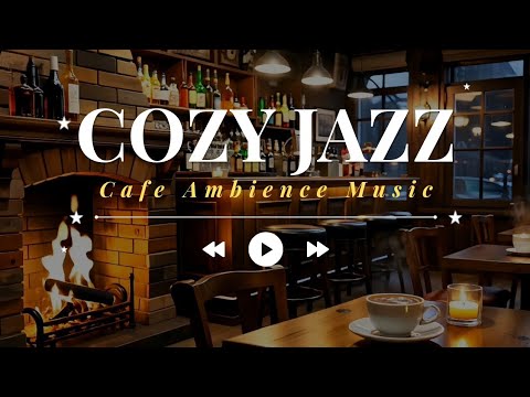 Smooth Jazz Instrumental ☕ Cozy Rainy Café Ambience for Relax, Study & Sleep