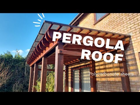 Pergola Roofing - Polycarbonate sheets