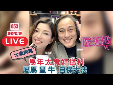 [芷天招] #53 2025.12.28 2026 ｜馬年太歲好猛料  屬馬、鼠、牛自保大法 ｜楊天命親授錦囊