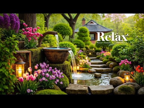 Relaxing Music for Healing + Water Sounds 🌿 Insomnia Relief, Anxiety & Depression | Calm Mind & Body
