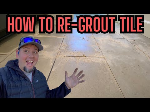 How to Re-Grout Tile