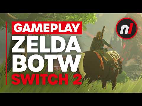 Zelda: Breath of the Wild Switch 2 Edition - 60FPS Gameplay