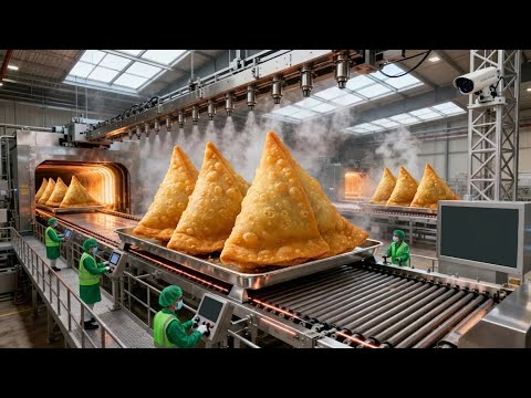 Inside the Samosa Factory | Mass Production of Crispy Samosas | How It’s Made
