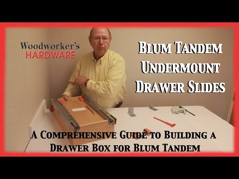 Everything You Need to Know To Install Blum Tandem Drawer Slides