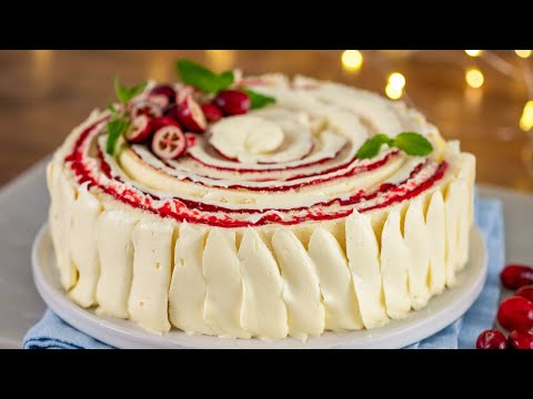 New MAGICAL Cake for the Holiday! Cake roll Christmas stump! Sponge cake for Christmas!