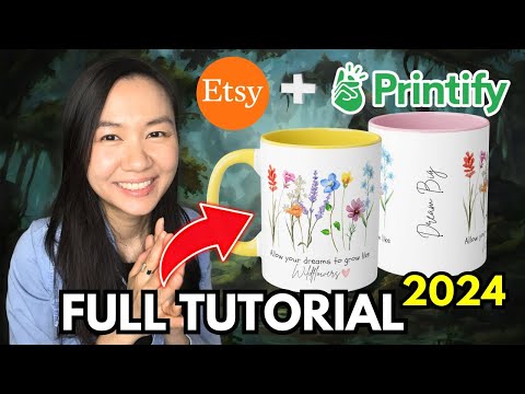How to Start a Profitable Etsy Print On Demand Store with Printify | Beginner's Step-by-Step Guide