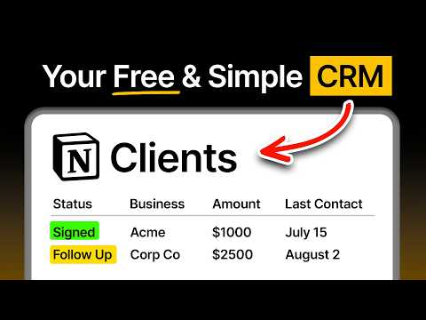 Your NEW Notion CRM | Full Notion Build Tutorial (Organize Clients & Leads)