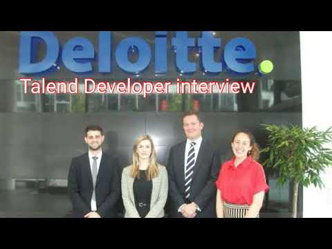 deloitte talend interview questions