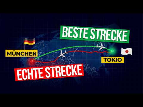 Warum fliegen Flugzeuge eigentlich nie die kürzeste Strecke?