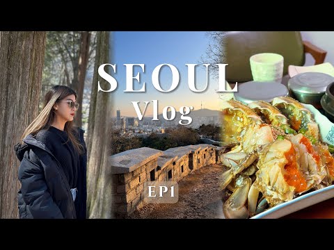 Korea, Seoul Vlog EP1 🇰🇷與15年好友旅行👭首爾大爆吃、大嗑醬蟹、極鬆懶行程、現代百貨逛街、漢南洞散策、惠化站大學路、超美駱山公園夕陽︱首爾Vlog︱30後的女子下班人生