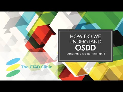How do we understand OSDD...and have we got this right?
