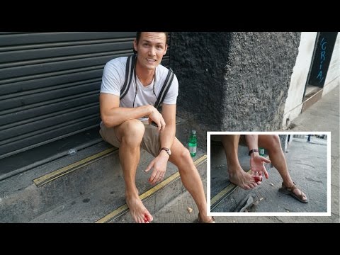 DANGEROUS Sidewalks in Santiago!