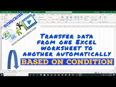 Transfer Specific Worksheet Range Data from one worksheet to another based on condition